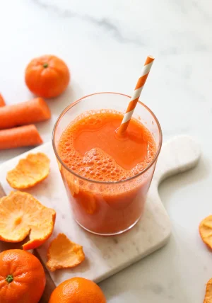 Fresh Carrot Ginger Juice